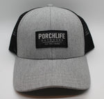 light heather grey/black trucker