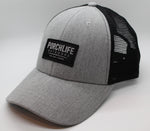 light heather grey/black trucker