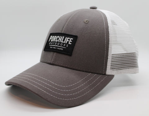 charcoal/white Trucker