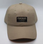 light khaki dad hat